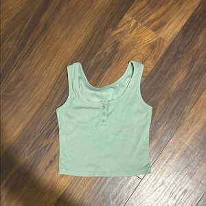 Garage Light Green Tank Top